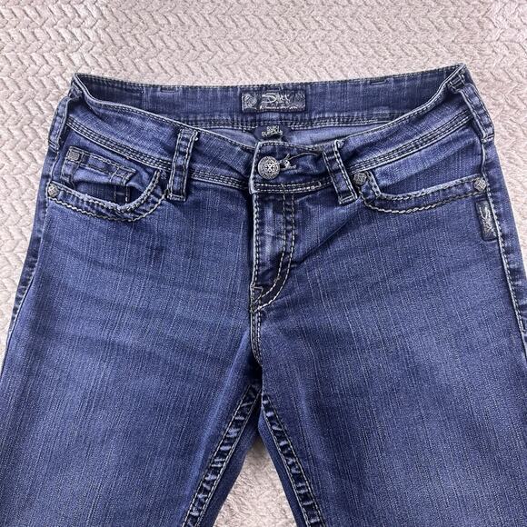 Silver Jeans Womens Suki Surplus Size 30x30 Bootcut Flap Pockets - Picture 2 of 15